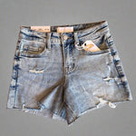 Fairplay Mid Rise Denim Shorts
