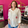 White & Red Horseshoe Top