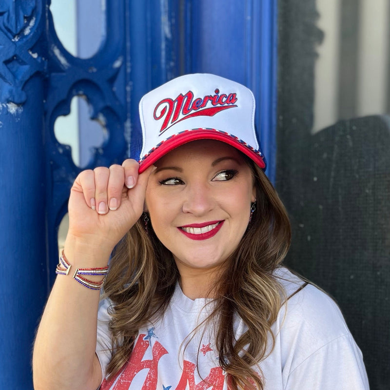Merica Rope Trucker Hat