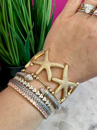 Gold Starfish Bracelet