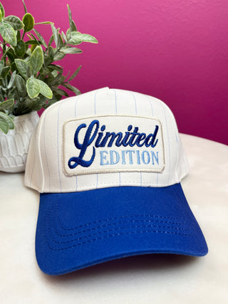 Limited Edition Blue Pinstripe Baseball Hat