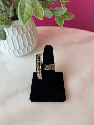 Black Onyx Star Ring