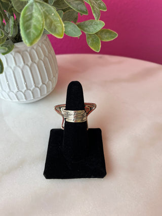 Black Onyx Star Ring