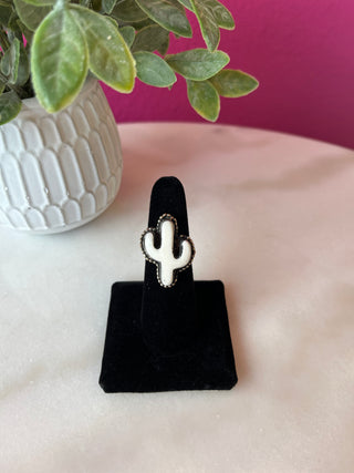 Ivory Small Cactus Ring