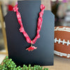 Arkanasas Razorback Scarf Necklace
