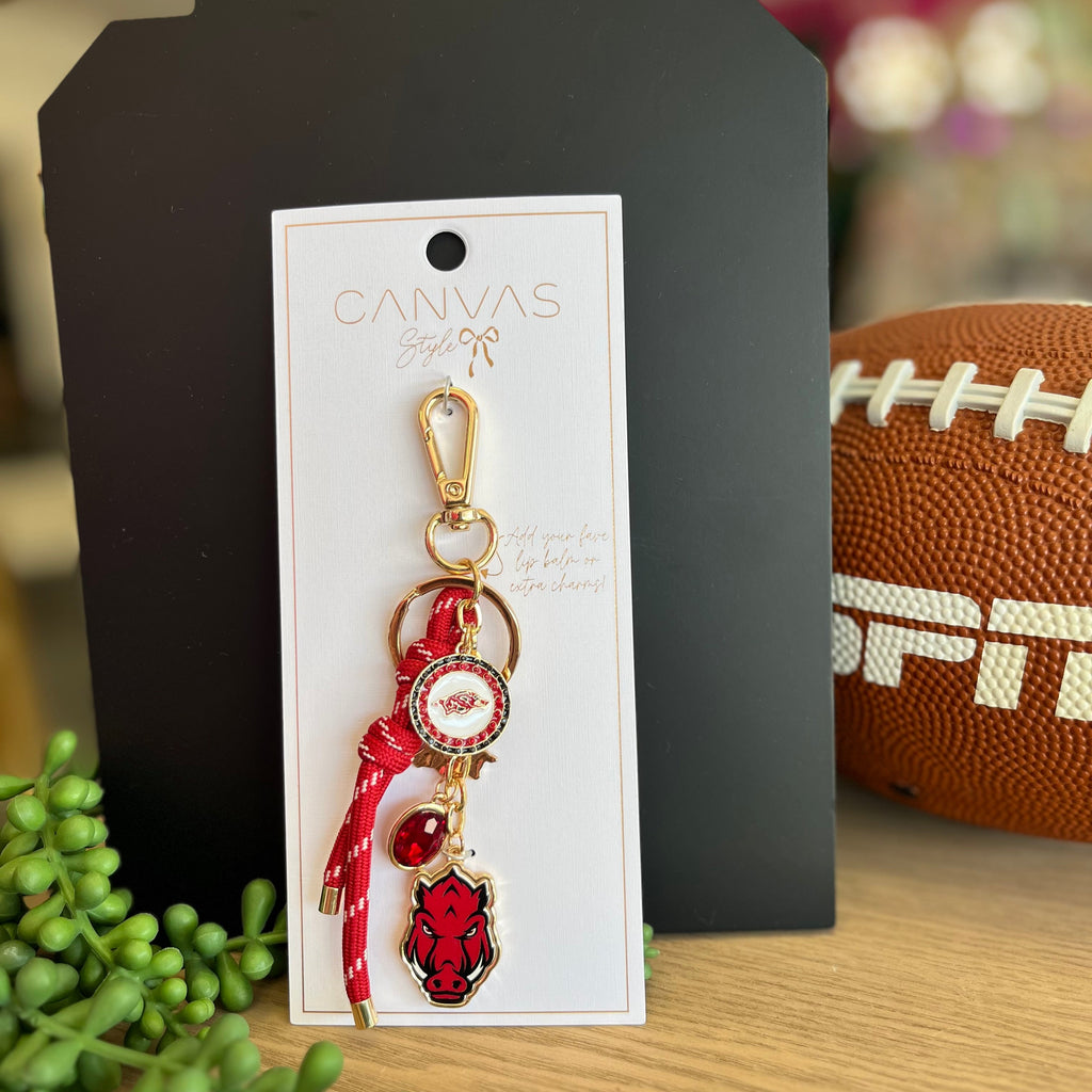 Arkansas Razorbacks Bag Charm