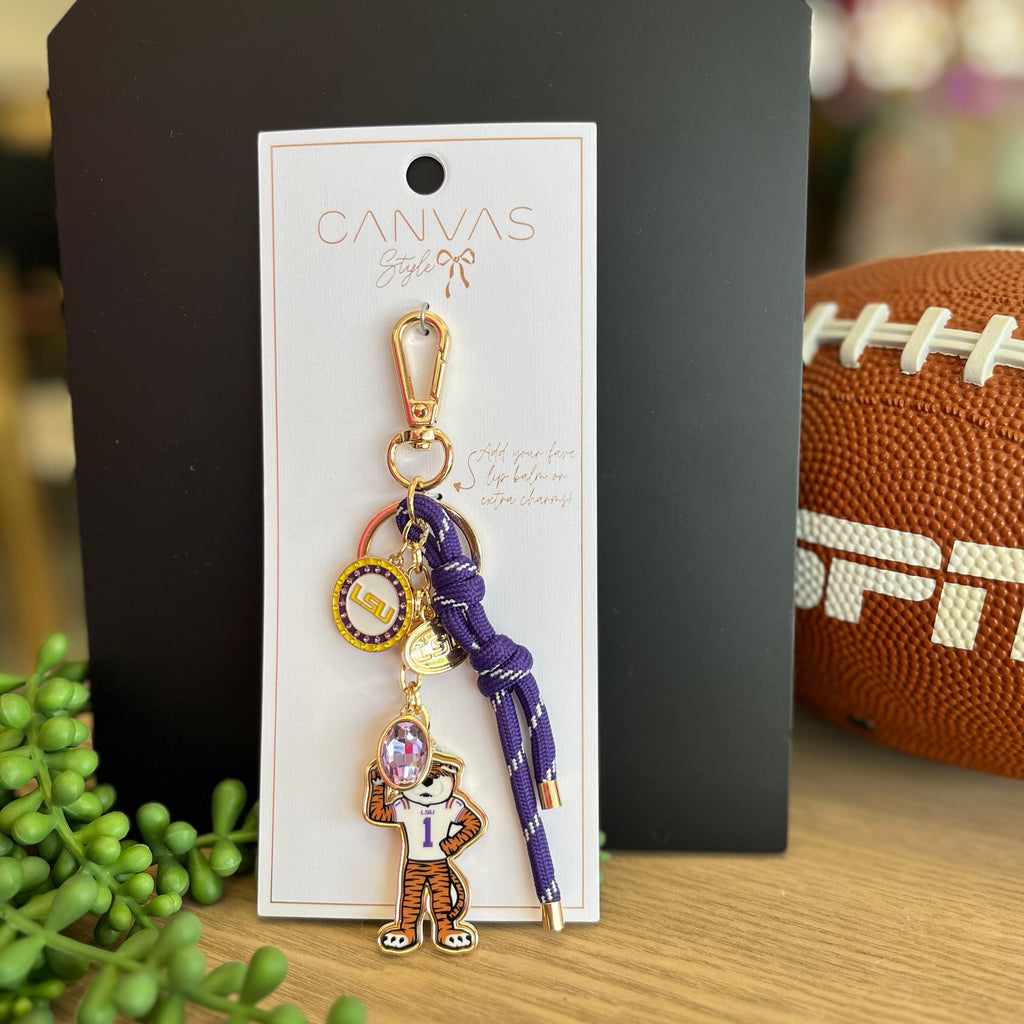 LSU Tigers Bag Charm