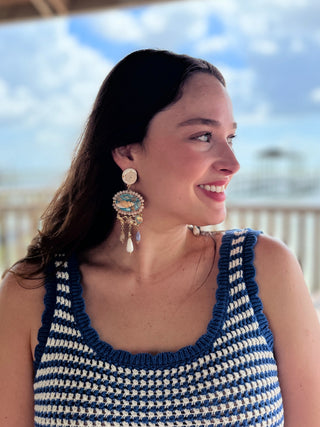 In My Shell Era Dangle Earrings