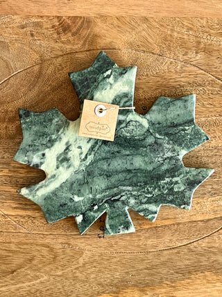 Leaf Marble Serving Board