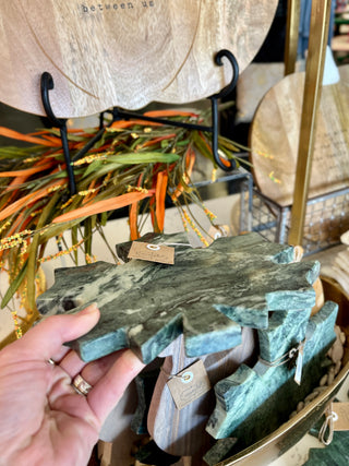 Leaf Marble Serving Board