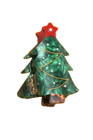 Christmas Tree Hair Clip