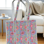 September Haze Quilted Tote Bag