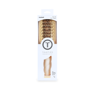 Teleties Tan Vented Hair Brush