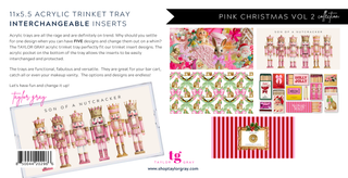 Pink Christmas Vol. 2 Trinket tray inserts
