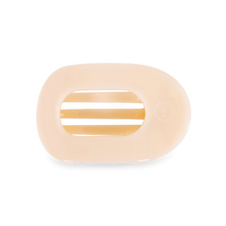 Almond Beige Medium Flat Teleties Clip