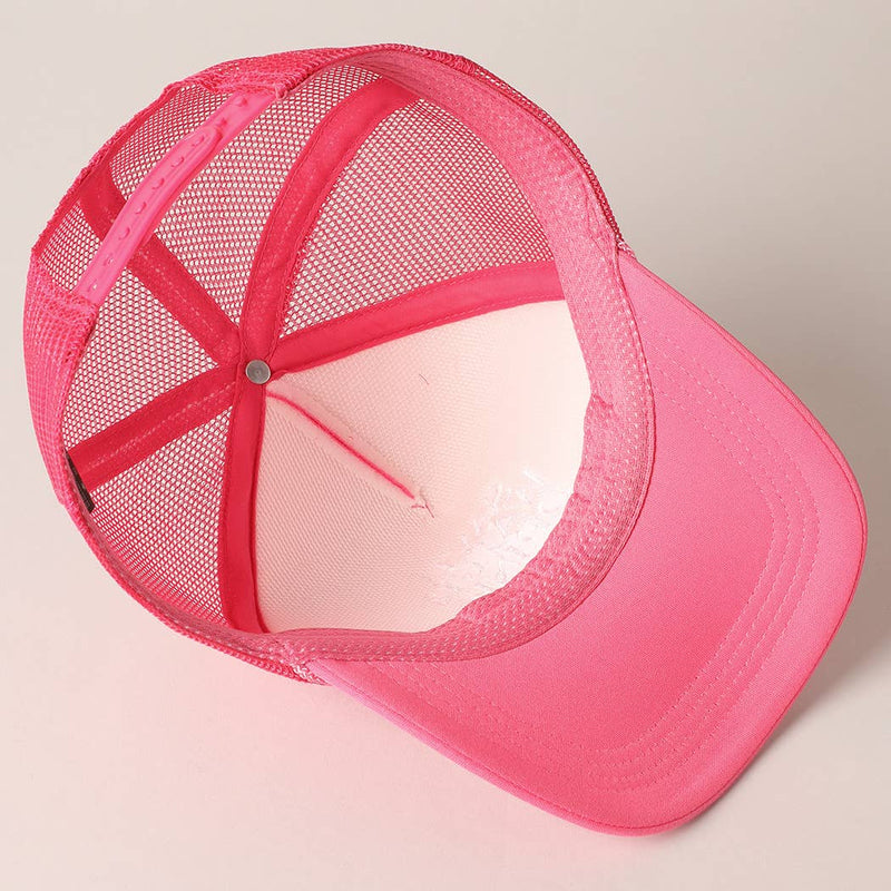 Hot Pink Save Water Drink Margs Trucker Hat