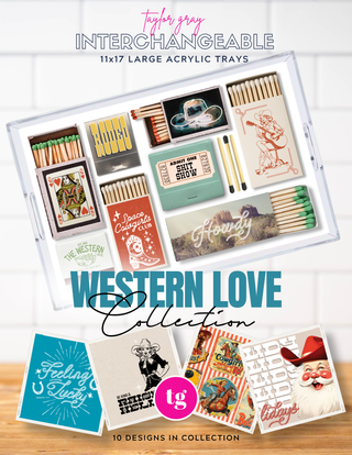 WESTERN LOVE Tray Insert