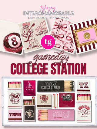 Gameday College Station Trinket Tray Insert Set