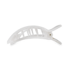 Coconut White Medium Flat Square Clip