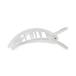 Coconut White Medium Flat Square Clip