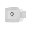 Coconut White Medium Flat Square Clip