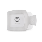 Coconut White Medium Flat Square Clip