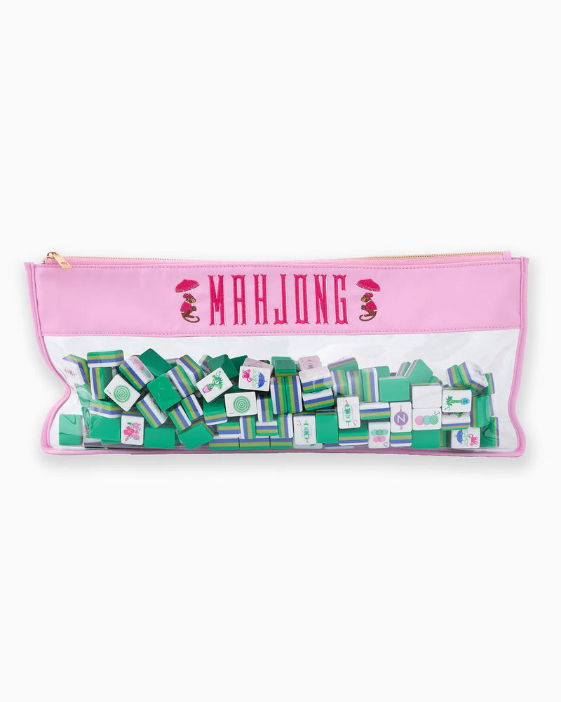 Cotton Candy Monkey Mahjong Storage Bag