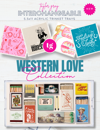 Western Love Trinket Tray Insert