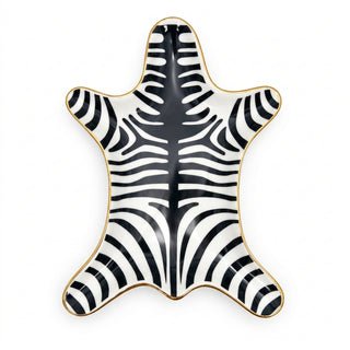 Black & White Zebra Trinket Tray