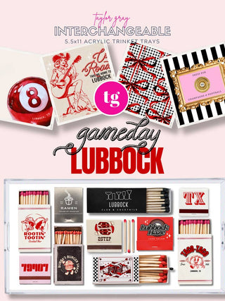 Gameday Lubbock Trinket Tray Insert Set
