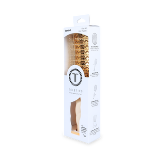 Teleties Tan Vented Hair Brush