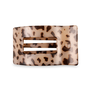 Blonde Tortoise Medium Flat Rectangle Teleties Clip 