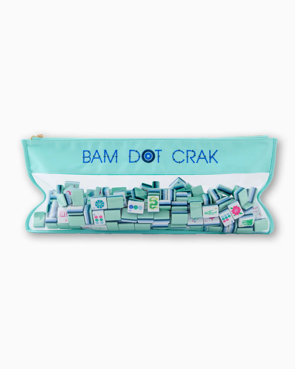 Mint Mahjong Storage Bag