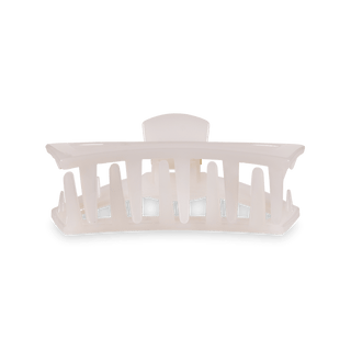 Coconut White Open Medium Teleties Clip