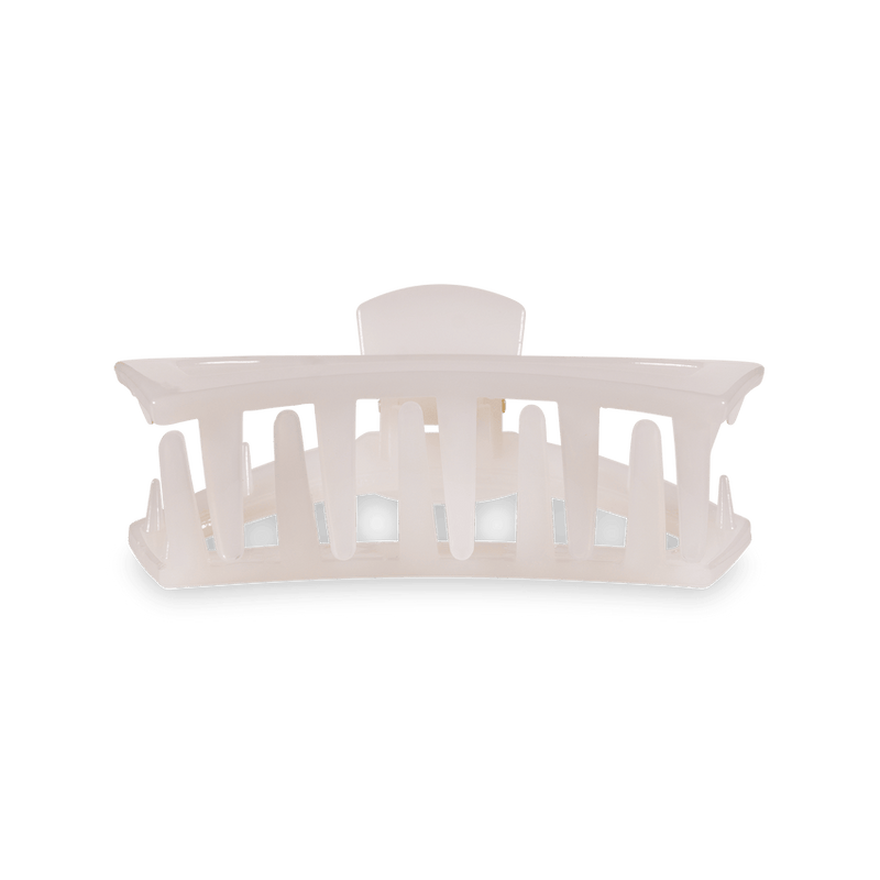 Coconut White Open Medium Teleties Clip