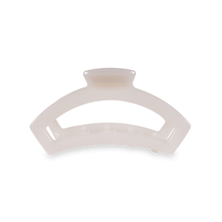 Coconut White Open Medium Teleties Clip