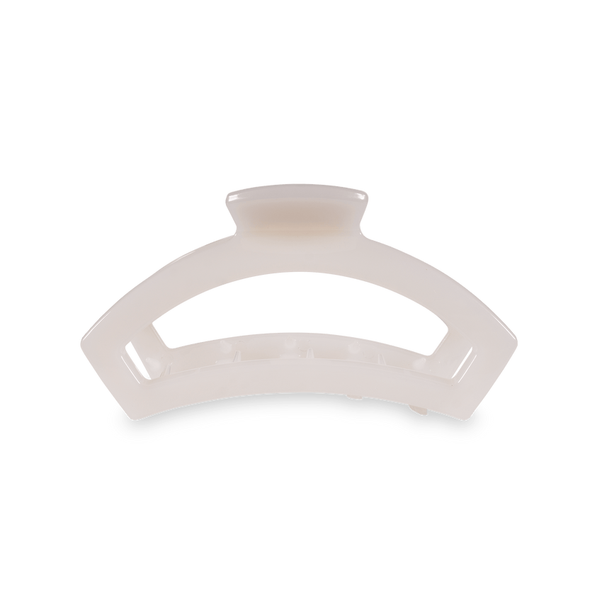 Coconut White Open Medium Teleties Clip