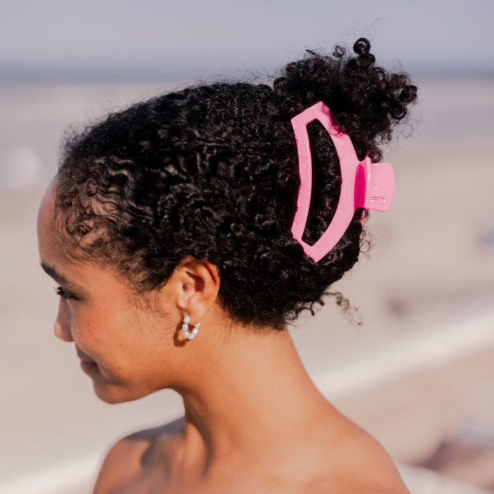 Paradise Pink Open Large Teleties Clip