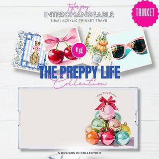 Preppy Life Trinket Tray Inserts
