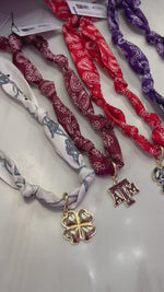 Charlie Clover Scarf Necklace