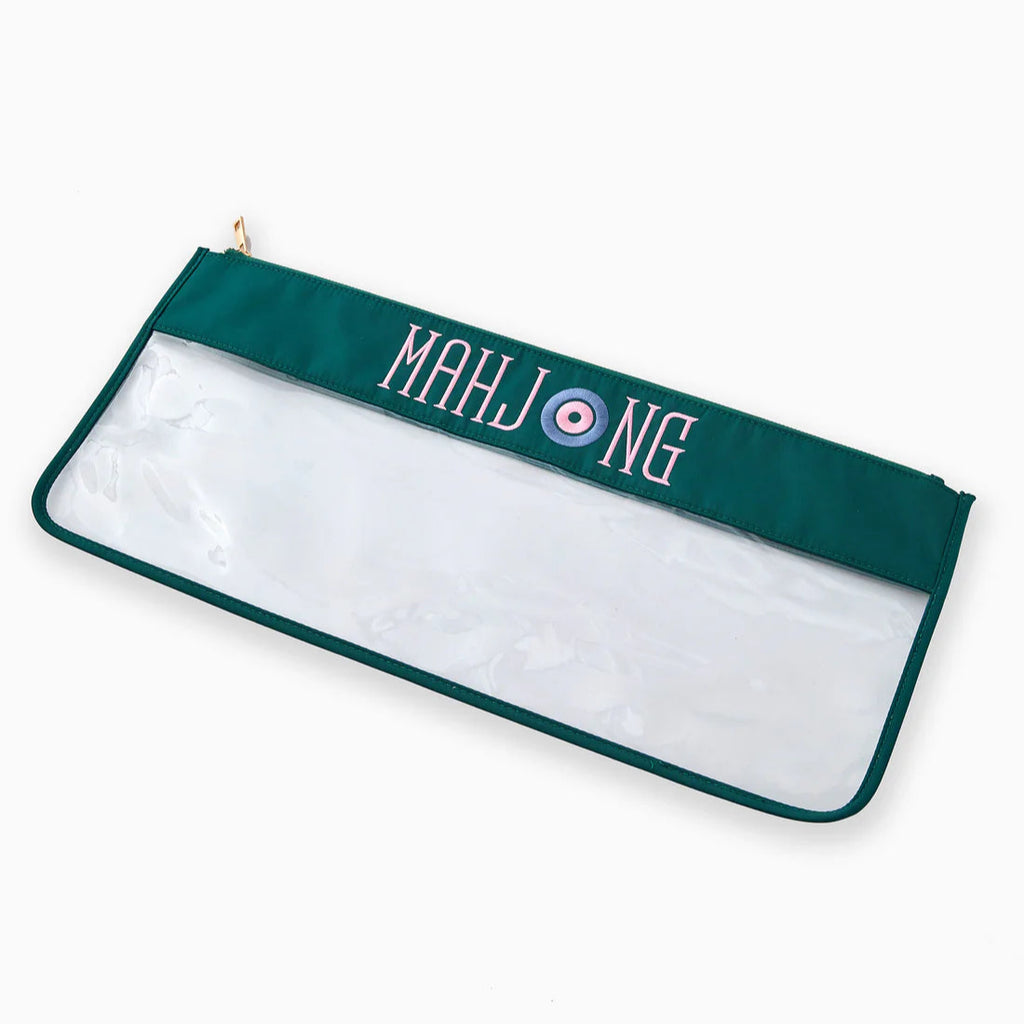 Teal Mahjong Storage Bag