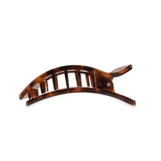 Tortoise Medium Flat Rectangle Teleties Clip